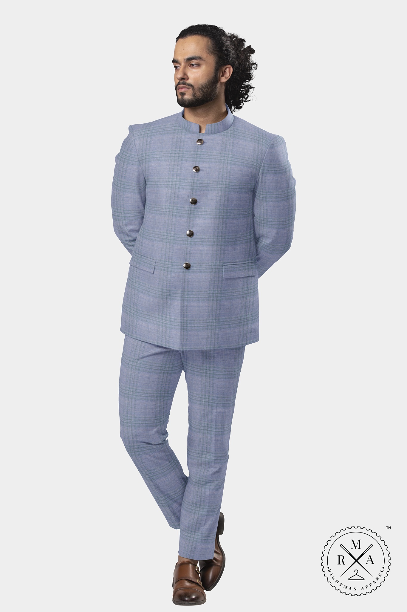 Rock Blue Colour Jodhpuri Suit SU332